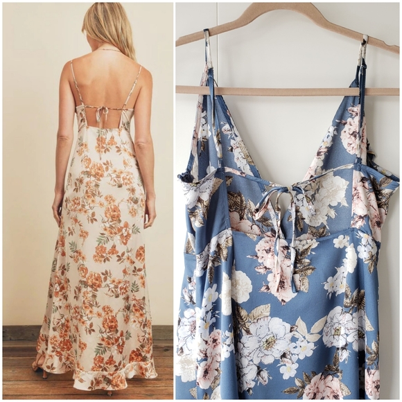 Kennedy Floral Maxi Ruffled Dress size S - Picture 3 of 14